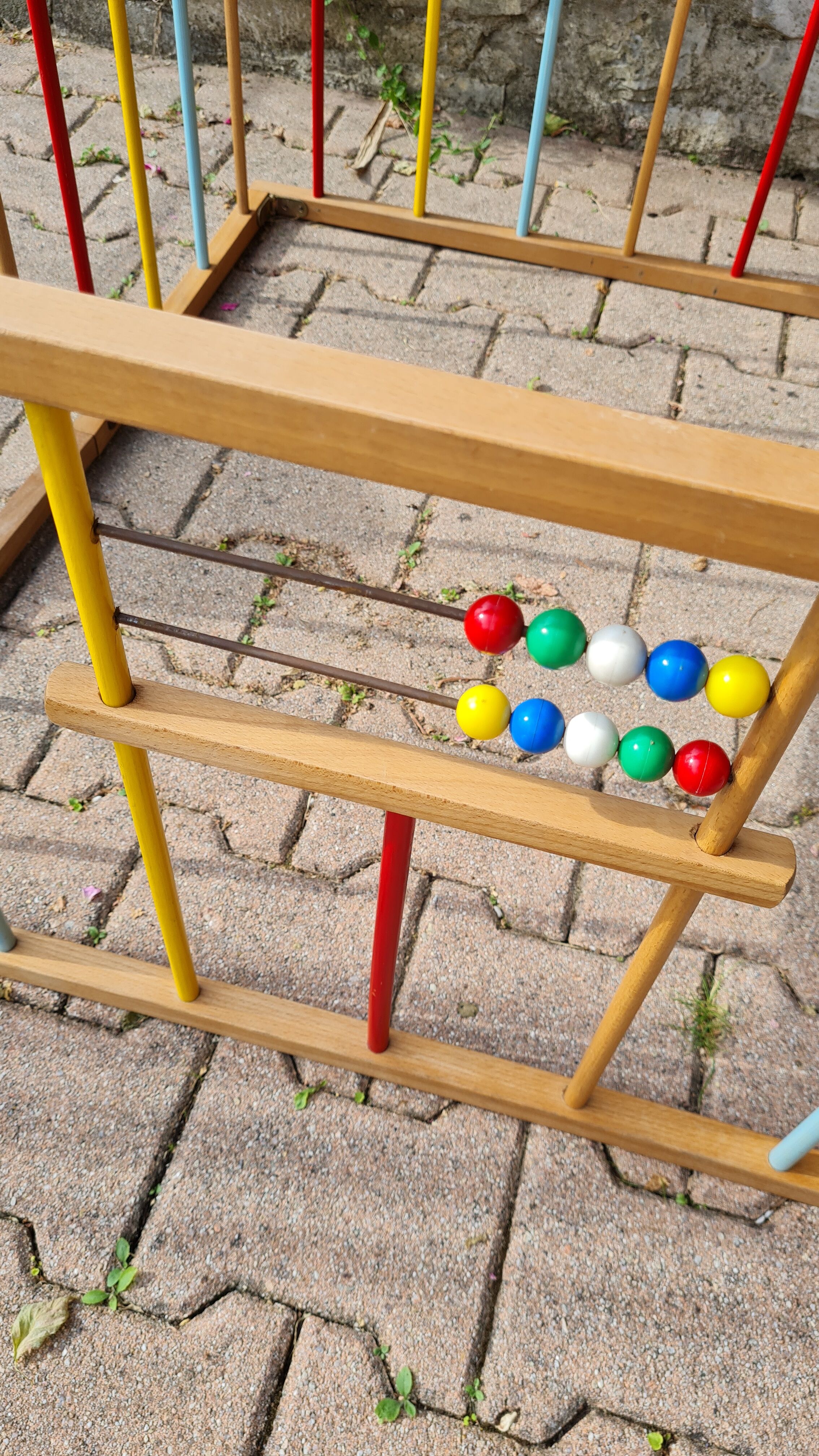 Children's playpen baumann wooden 50s