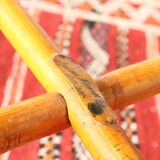 Ensemble de 2 chaises Audoux-Minnet en rotin années 60