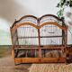 Cage à oiseaux en bois, XIXème s.
