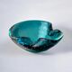 Blue Bubbles ashtray by Seguso, Murano glass, Italy, 1970s