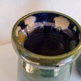 Paire de vases en grès de Puisaye de Léon Pointu