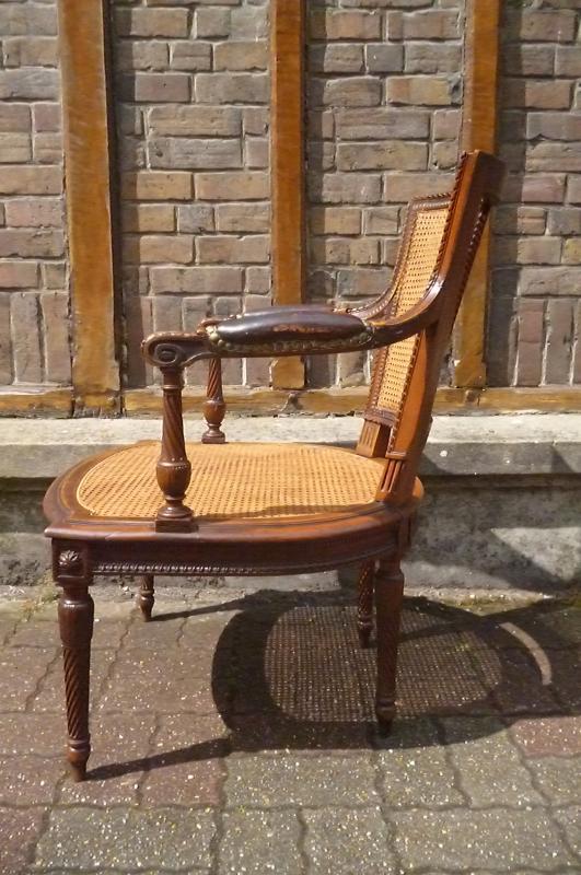 19th-century canna chair