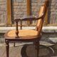 Fauteuil canné époque XIXe