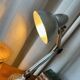 Vintage workshop lamp “Super Chrome”