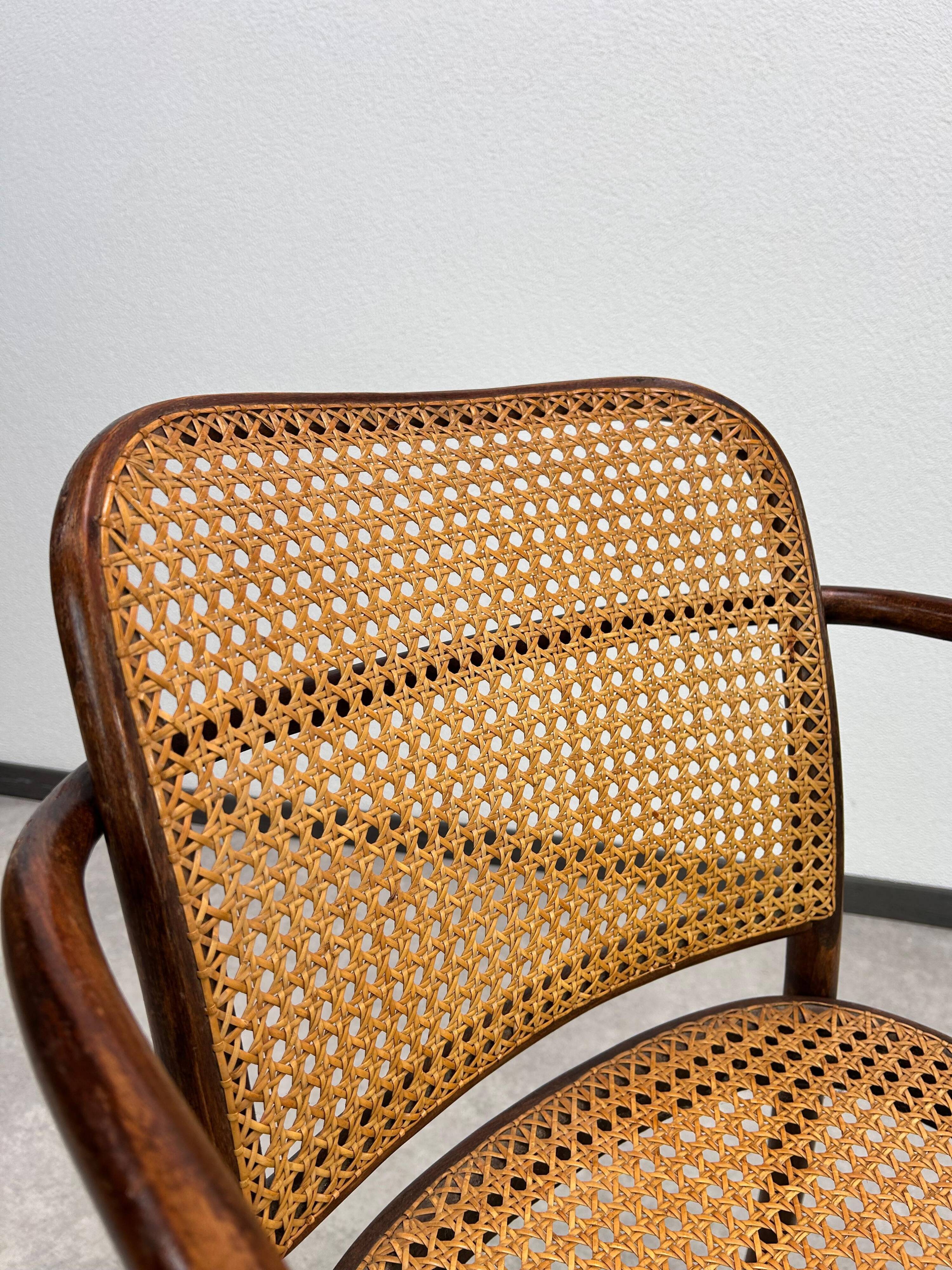 Fauteuil art déco n°811 "Chaise de Prague" par Josef Hoffmann