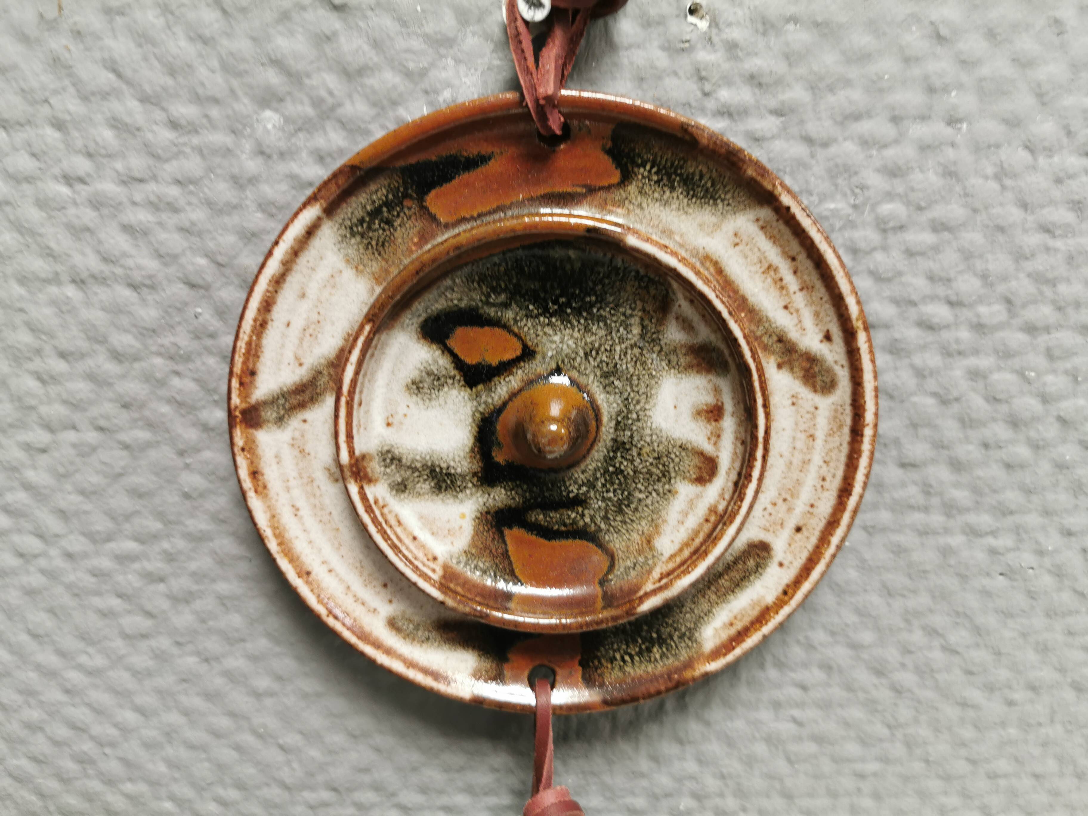 Wall decoration in the form of ceramic ornaments from Danske Waldorff 1970s