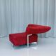 Red Alcantara Arthe Lounge Chair By Cor