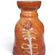 Artisanal Stoneware Vase Folk Art — Signed