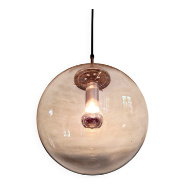 Suspension Space Age in smoked glass