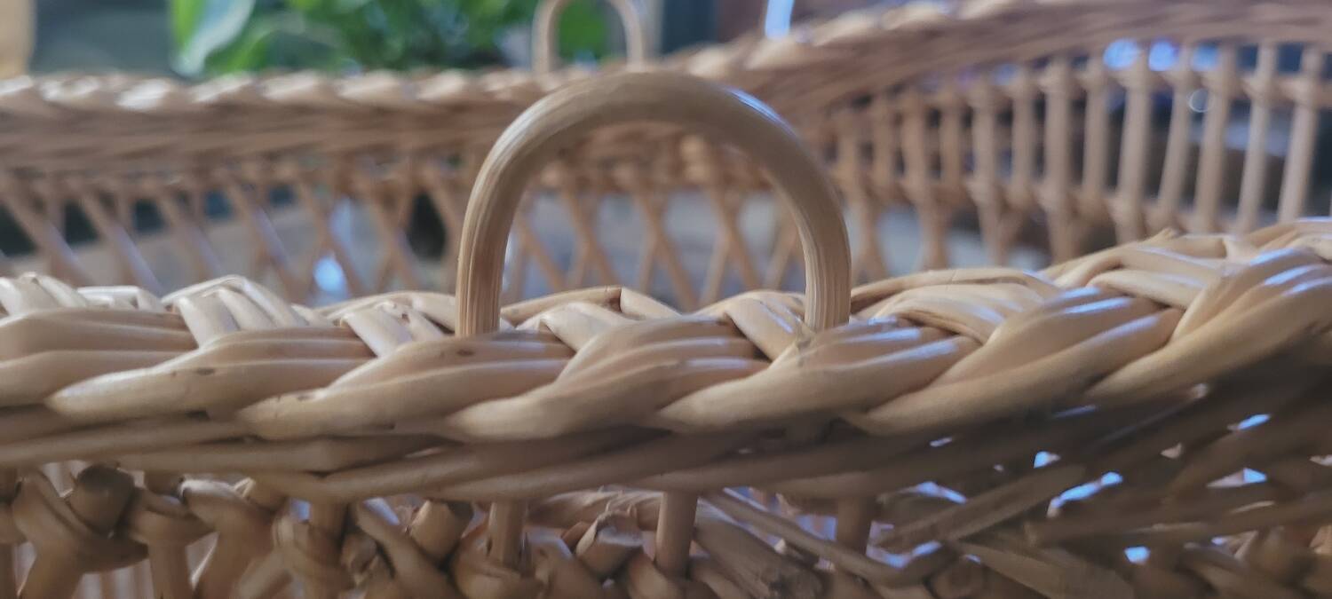 Doll bed, rattan doll