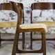 Set of 3 sleigh chairs by Baumann, 1960