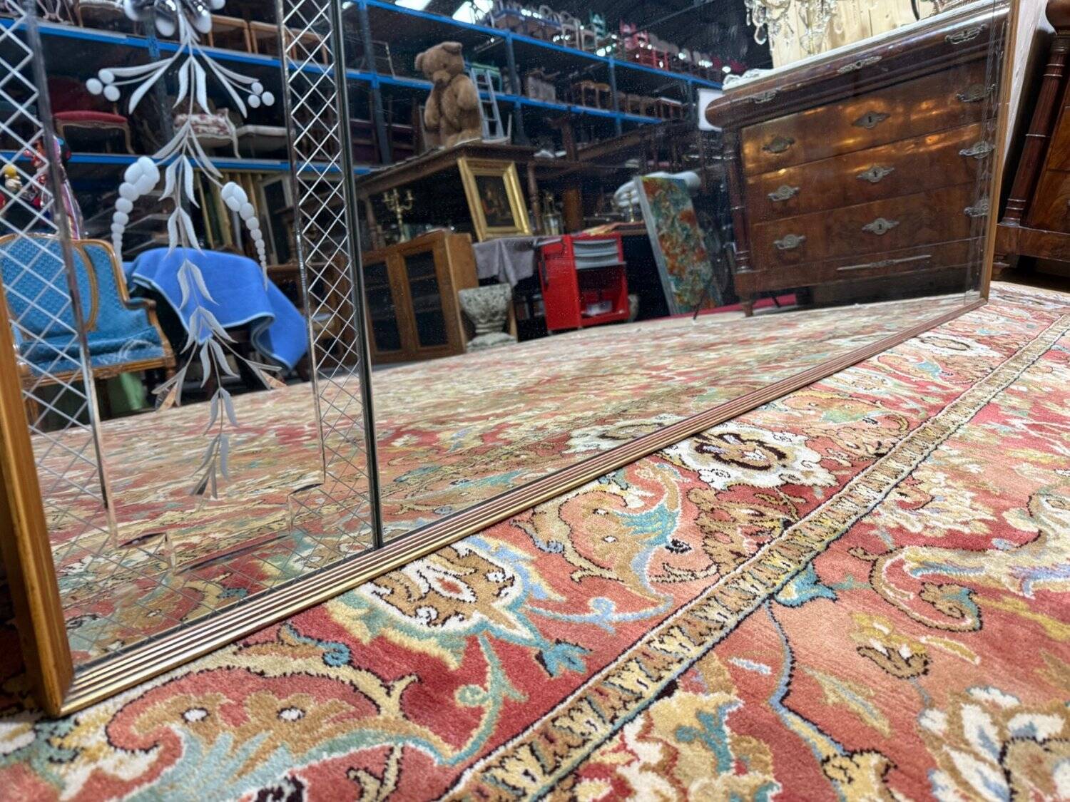 Bistro mirror - Venetian Art Nouveau style