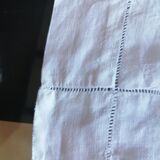 Linen pillowcase embroidered and monogrammed