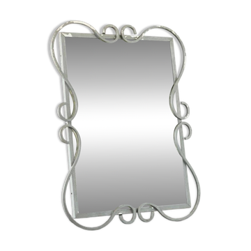 Mid-century metal mirror by Mirox Belgium, 1950