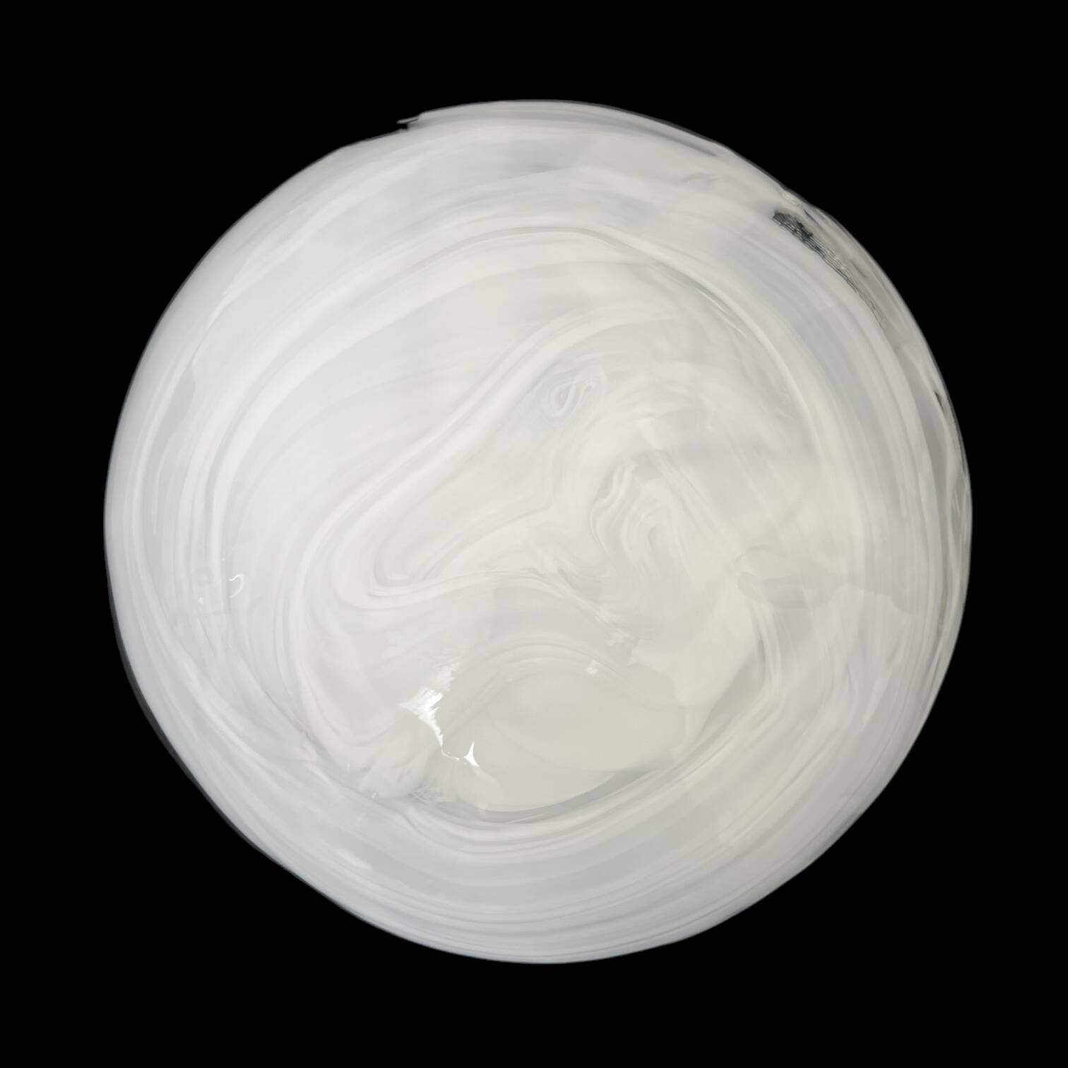 Murano Italy La Murrina thick glass fruit bowl