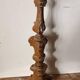 Antique gilded wooden candelabrum Louis XIV - 18th century