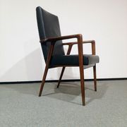Vintage teak armchair by Josef Hillerband for Wilkhahn 1960s