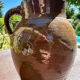 Clay pottery jug