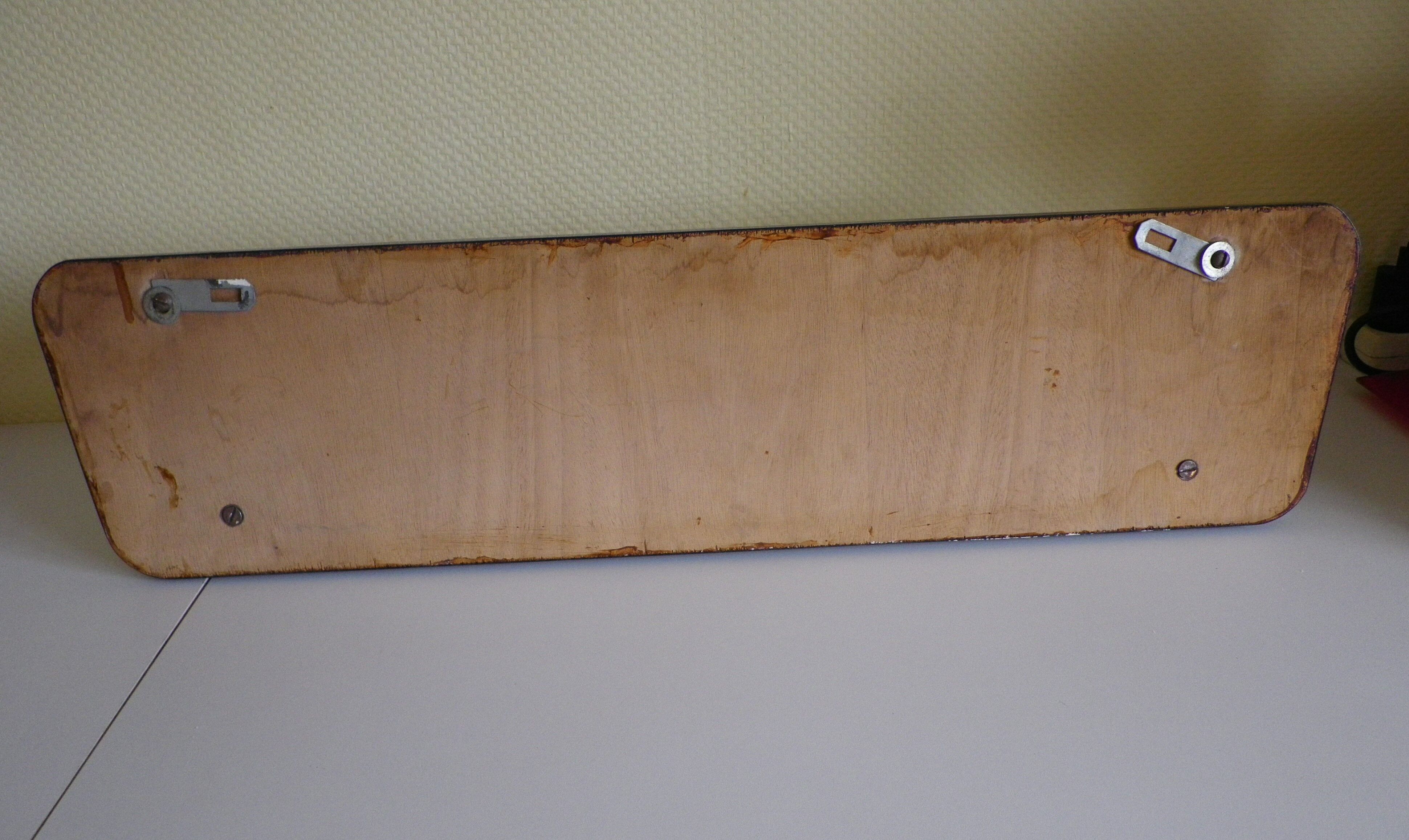 Chromed metal wall coat rack 1960