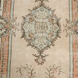 Geometric Handknotted Wool Rug