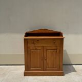 Petit meuble de rangement et secrétaire en pin vintage