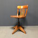 Chaise de bureau hêtre par Albert Stoll années 1940