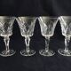4 crystal red wine glasses from saint-louis camargue model