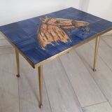 50s ceramic horse coffee table
