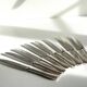 8 Table Knives A. Krupp Italy Vintage