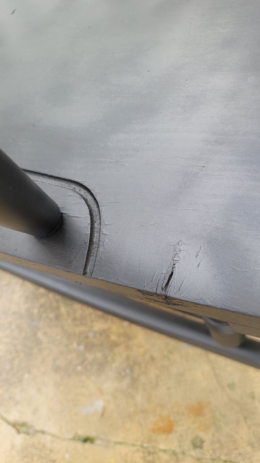 Vintage rocking chair rocking chair 1950 black