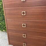 Vintage chest of drawers bobbin feet