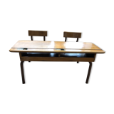 Double school desk