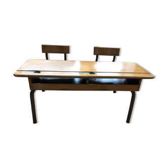 Double school desk