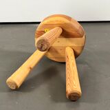 Solid pine stool by Ingvar Hildingsson