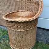 Bulkhead vintage rattan bedhead