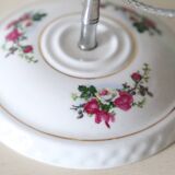 Standing mirror, porcelain base, vintage