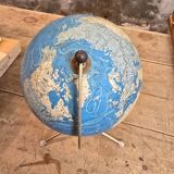 Tripod world map globe