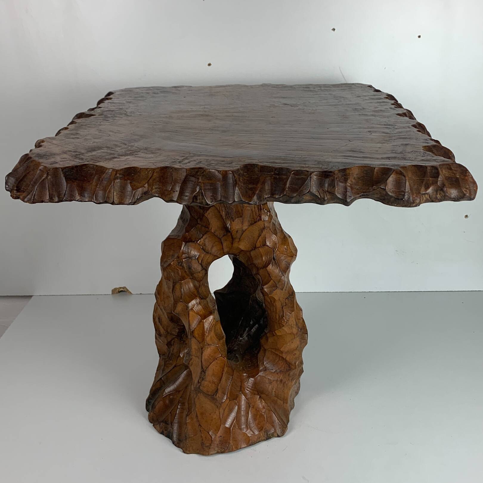 Biomorphic brutalist organic side table, Dutch 1960s