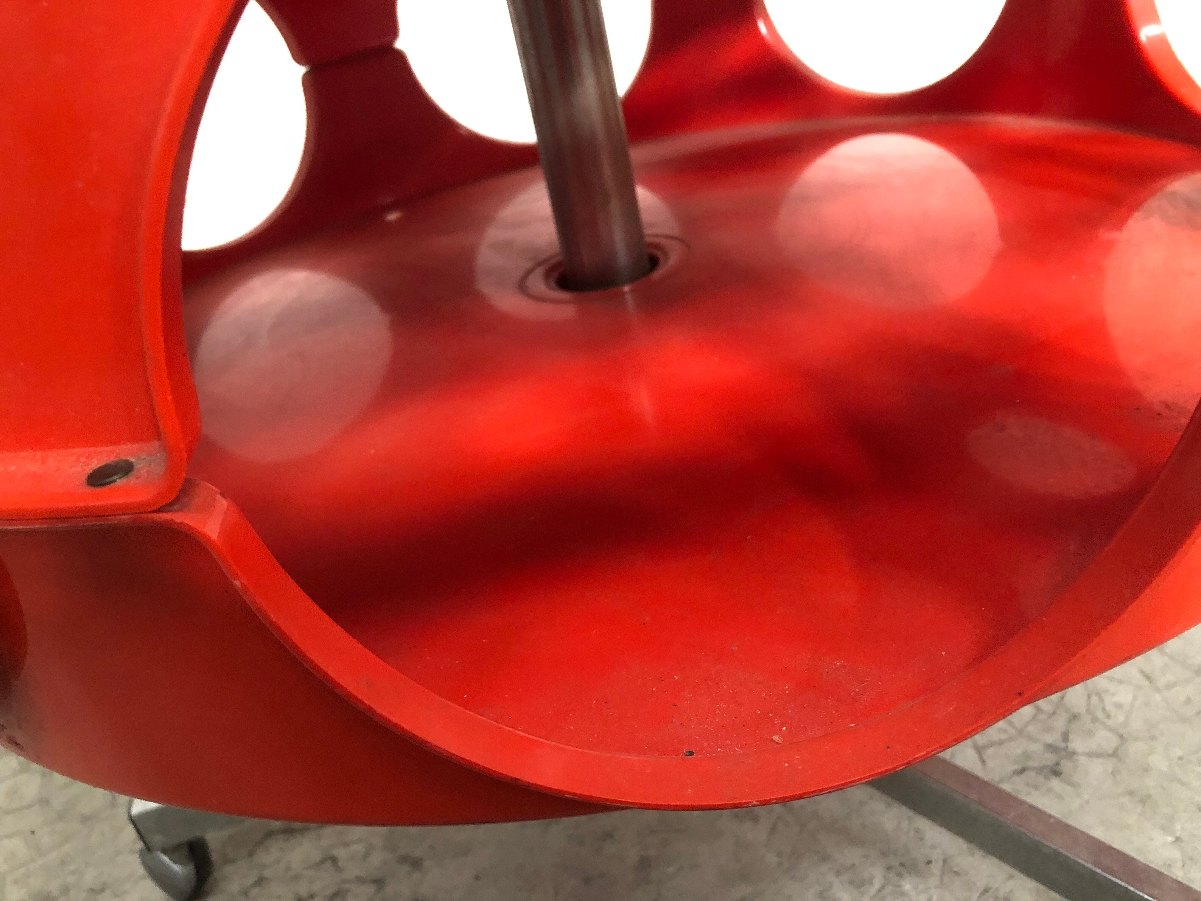 Orange rotobar coffee table design 60/70