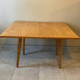Vintage wooden portfolio table