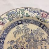 Ancient dish Terre de Fer Creil - Montereau