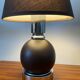 Space Age lamp in chrome metal