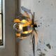 Floor lamp chrome 'flower' design Jacques Veyrat-Masson and Philippe Rogier, edited by Oxar