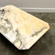 Vintage pink and gray marble coffee table, Italy. 1980s