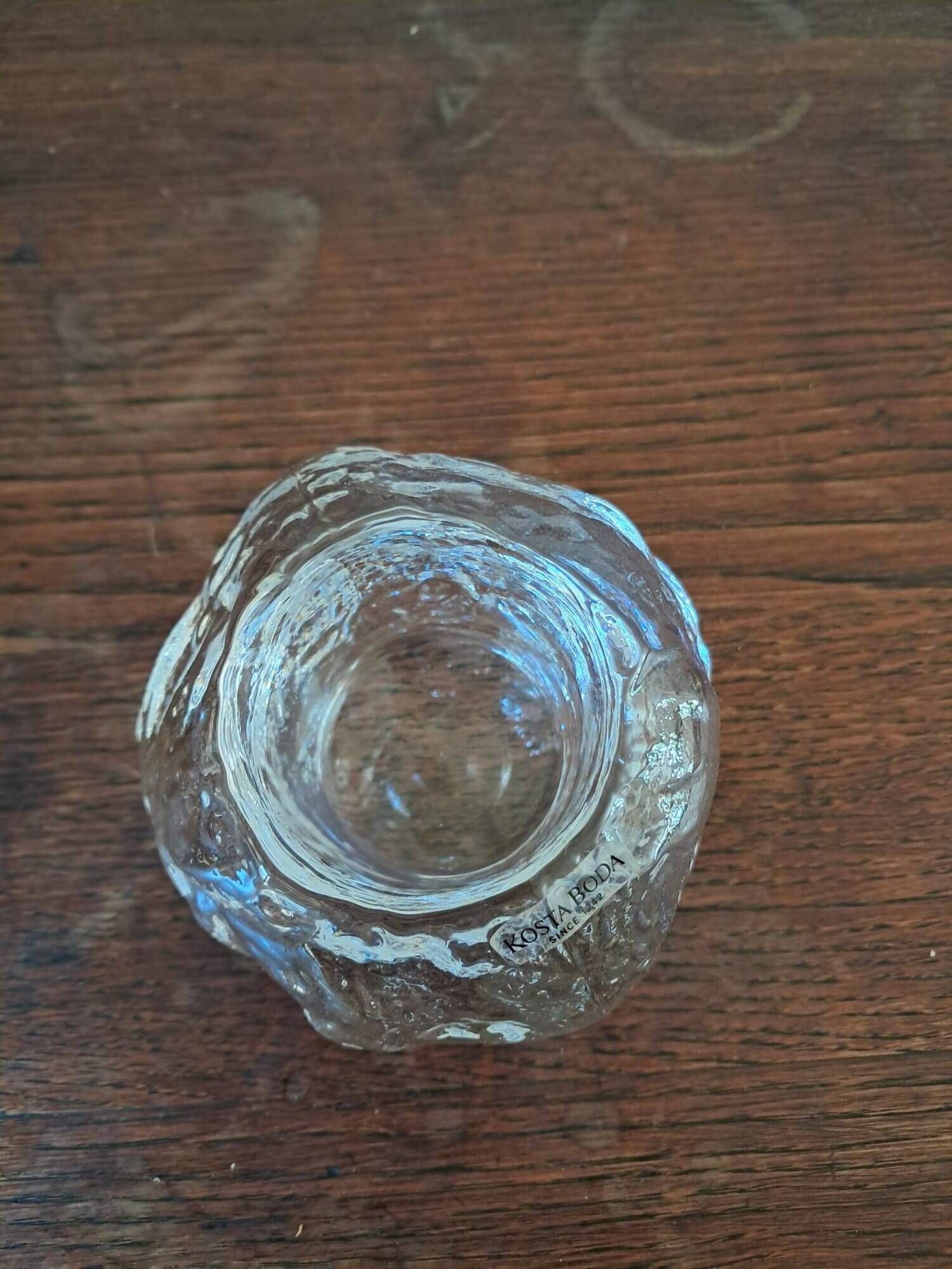 Photophore / Vintage candlestick Kosta Boda - Swedish art glass