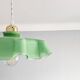 Vintage opaline pendant light