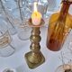 Vintage brass candle holder