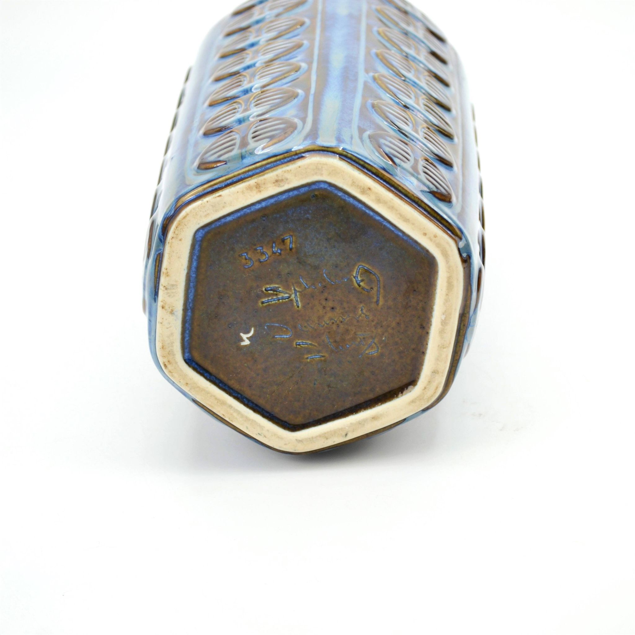 Vase en grès série EJ64 de Einar Johansen pour Soholm Stentoj