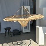 Suspension rattan saucer iron frame D:120 H:60