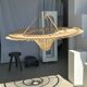 Suspension rattan saucer iron frame D:120 H:60